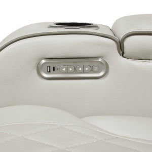 Sofá reclinable doble y eléctrico