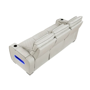 Sofá reclinable doble y eléctrico
