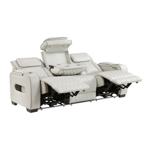 Sofá reclinable doble y eléctrico