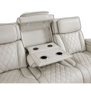 Sofá reclinable doble y eléctrico